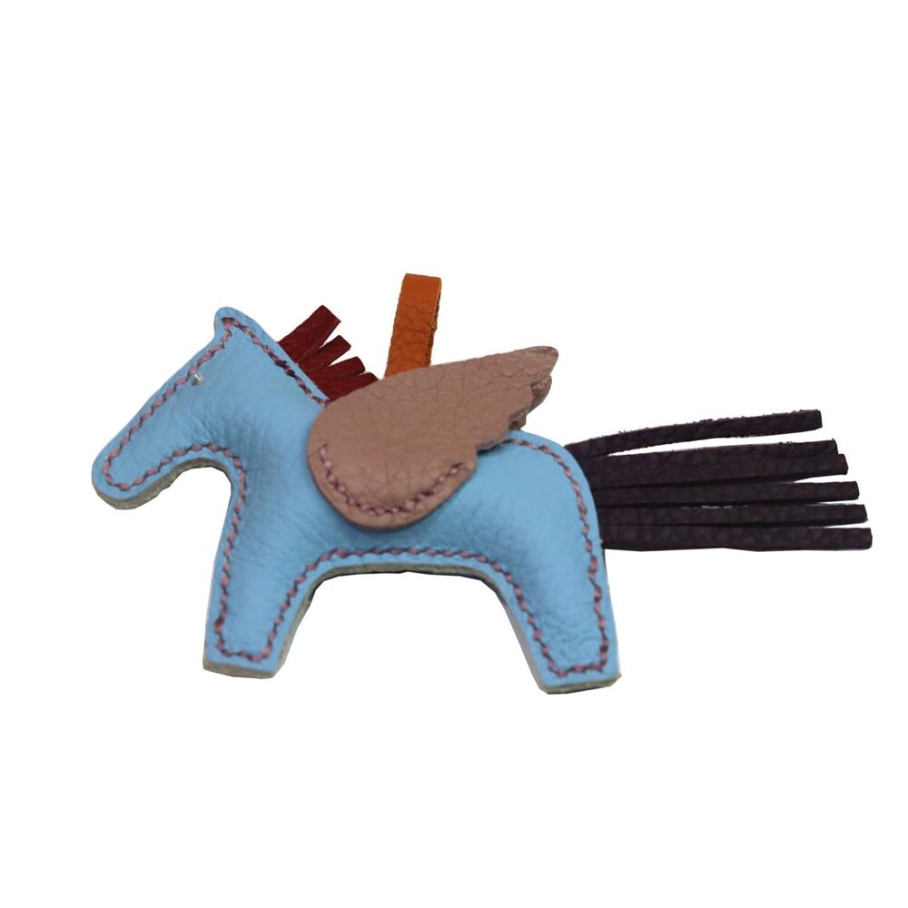 7420 Cute Pony Personalized handmade Cowhide Pendant Bag Pendant Horse Car
